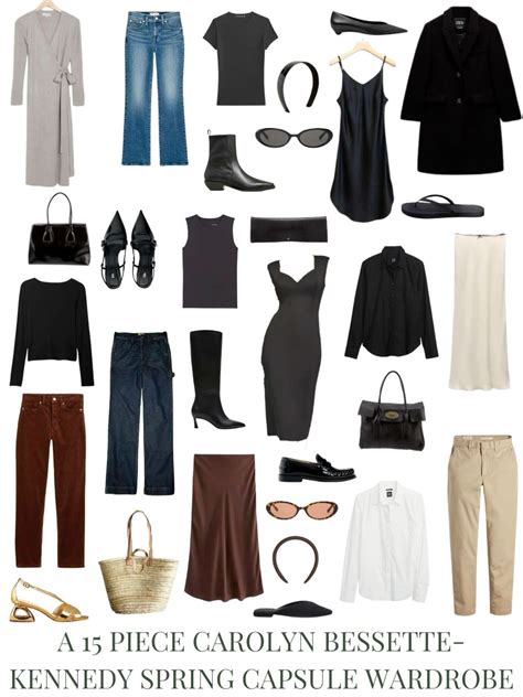 A Piece Carolyn Bessette Kennedy Style Fall Capsule Wardrobe Artofit