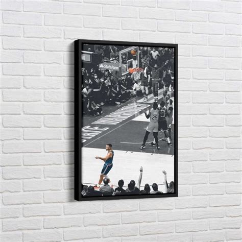 Stephen Curry Canvas Basketball Wall Canvas Decor Steph Curry Canvas