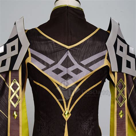 Genshin Impact God Of Contracts Rex Lapis Zhongli Cosplay Costume Morax