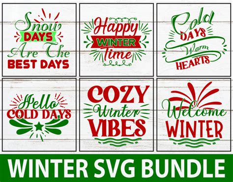 Winter SVG Bundle on Behance