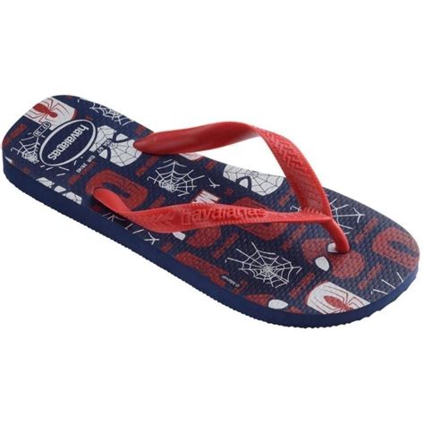 Chinelo Havaianas Geek Marvel Logomania Homem Aranha Masculino Centauro