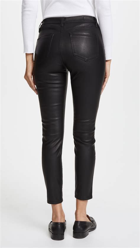 Blanknyc The Principle Mid Rise Vegan Leather Skinny Pants Shopbop