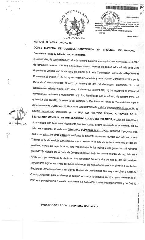 Epicentro GT on Twitter La Corte Suprema de Justicia declaró con