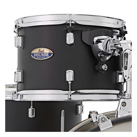 Disc Pearl Decade Maple Fusion W Hardware Pack Slate Black At