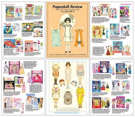 Paperdoll Review Full Color Print Catalog [includes 2 Free Paper Doll