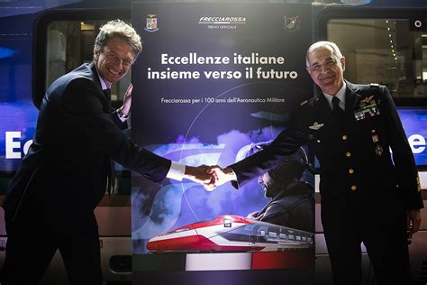 Aeronautica Militare Frecciarossa Con Una Speciale Livrea Dedicato Ai