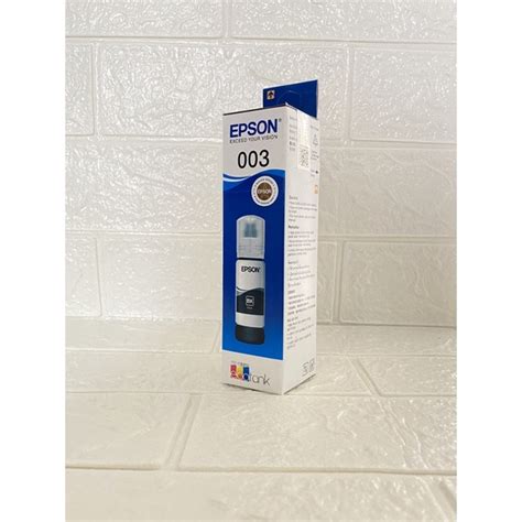 Epson 003 Genuine All Colors Available 65ml Shopee Philippines