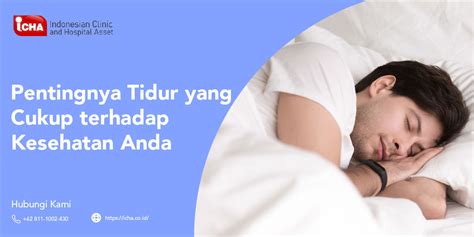 Pentingnya Tidur Yang Cukup Terhadap Kesehatan Anda