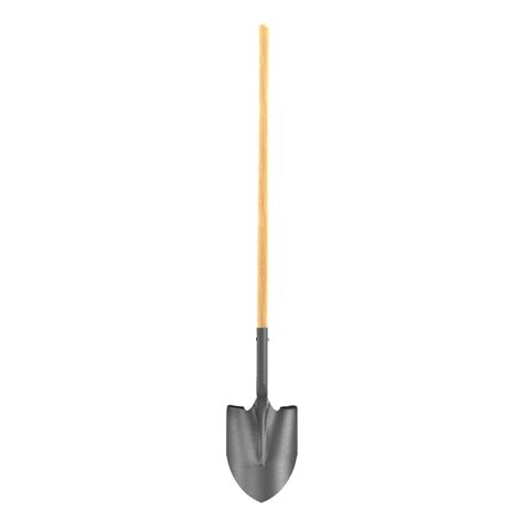 Bon Tool Round Point Closed Back Shovel Industrial Grade With 47 Wood