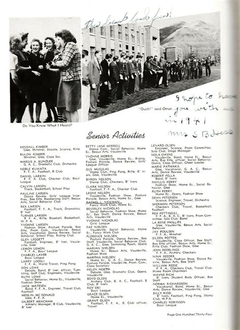 1940 Box Elder High School Yearbook, Boomerang, Brigham City, Utah ...