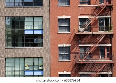 Fire Escape On Building Fire Escape Stock Photo 2403195697 Shutterstock