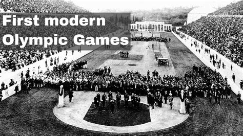 6th April 1896 The First Modern Olympic Games Open In Athens Youtube