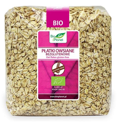 Bio Planet płatki owsiane bezglutenowe bio 1 kg Bio Planet Sklep