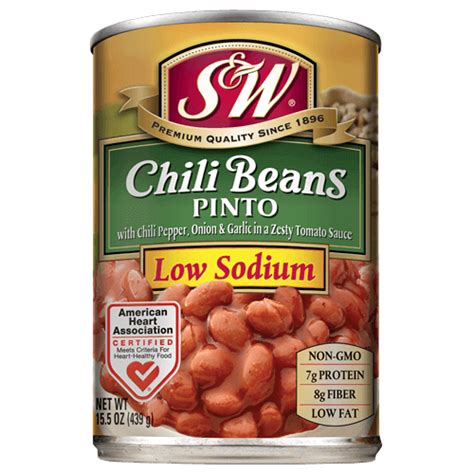 Low Sodium Beans | S&W Beans