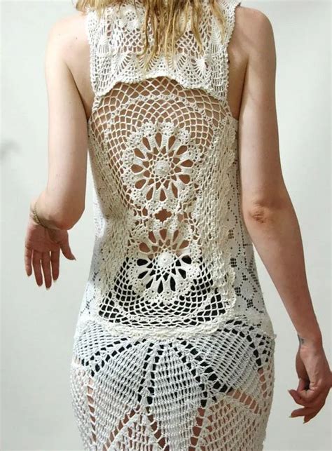 Patron Gratis Vestido Crochet Imagui