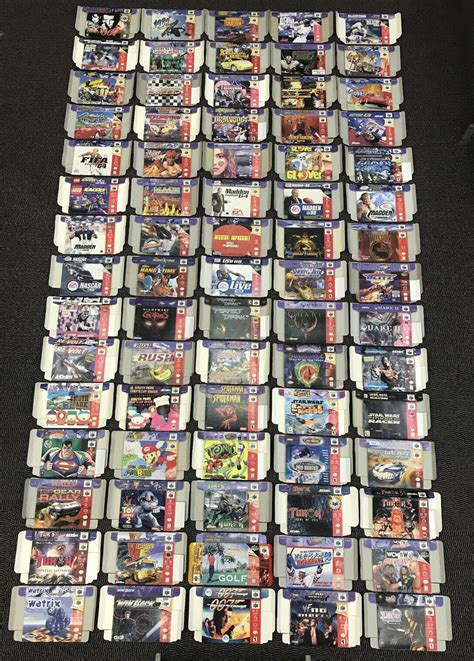 Just Landed A Haul Of 75 N64 Game Boxes To Add To The Main Collection