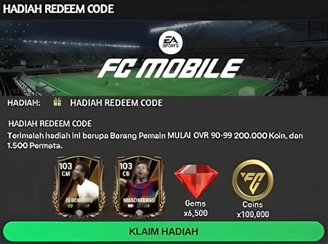 Update Kode Redeem Fc Mobile Event Titan Tropi Dapatkan Hadiah Menarik