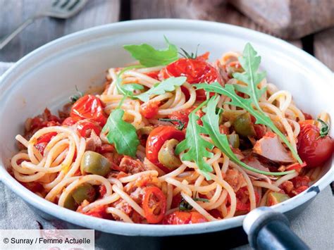 Spaghettis Au Thon Et Tomates Cerises Femme Actuelle Le MAG