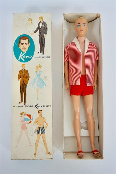 Vintage 1961 Ken Doll In Original Box Etsy