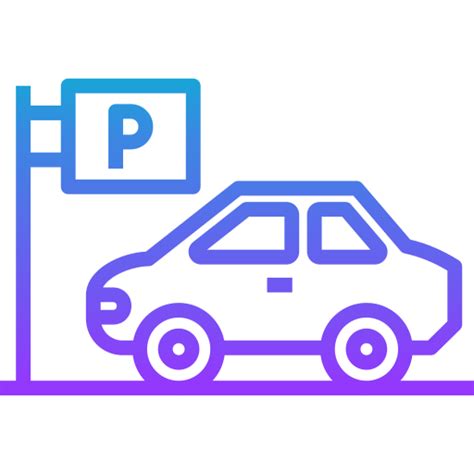 Parking lot Generic gradient outline icon