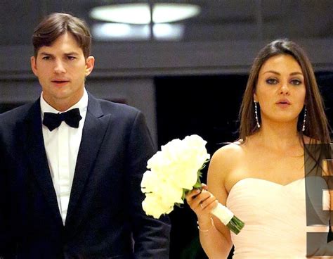 Members of the Wedding from Ashton Kutcher & Mila Kunis at Her Brother ...