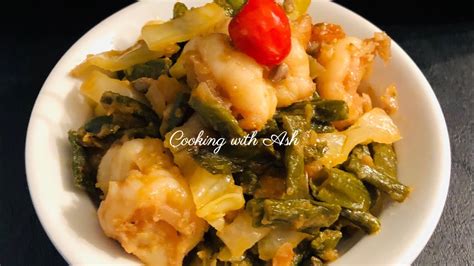 Guyanese Fry Bora With Shrimp And Cabbage Youtube