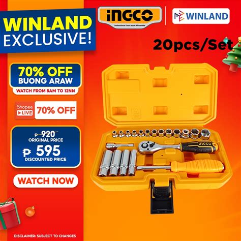 Ingco By Winland Industrial Super Select Game Dice 14 20pcs Socket