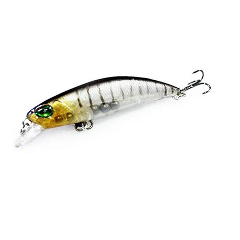 1PCS Floating Minnow Fishing Lure Laser Hard Artificial Bait 3D Eyes 6