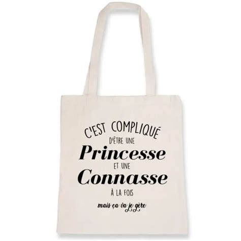 Tee Shirt Princesse Et Connasse Pour Femme La French Touch