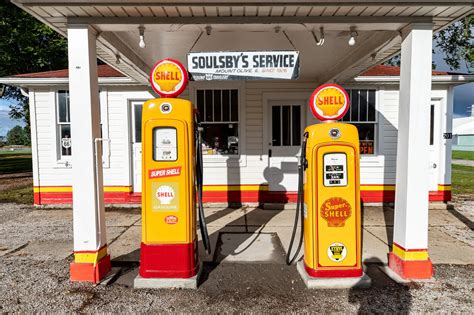 Soulsby Service Station In Mount Olive Illinois Route 66 Road Map