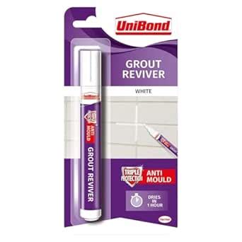 Unibond Grout Reviver For Walls Pen 7ml Ice White 1878160 Amazon