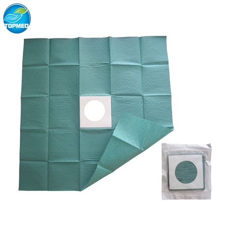 Medical Supplies Sterile Disposable Sms Surgical Drape With Adhesive