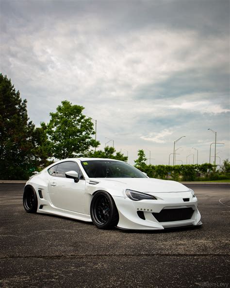 Full Body Kit On A Wide Subaru BRZ BenLevy