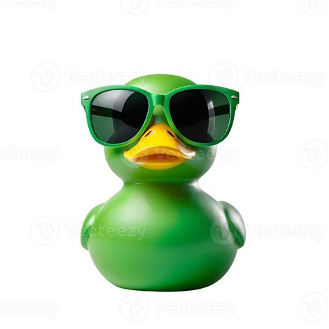 Duck in sunglasses on white background 42717351 Stock Photo at Vecteezy