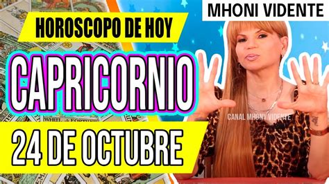 Te Ocurre Un Milagro Hoy Mhoni Vidente Hor Scopo De Hoy Capricornio