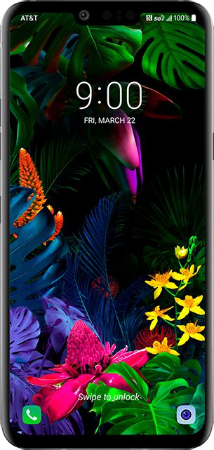 LG G8 ThinQ Aurora Black 128 GB From AT T