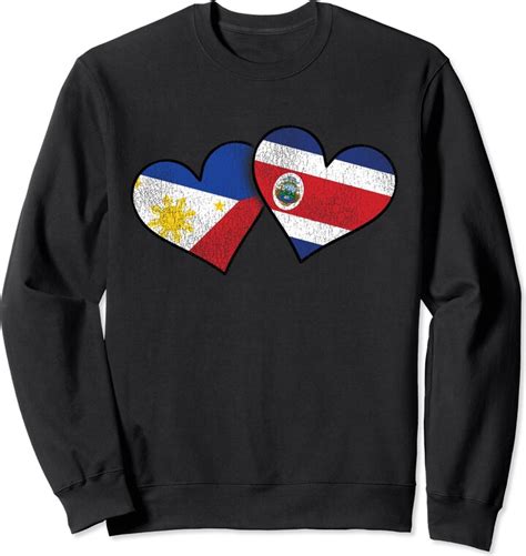 Jaption Dekun Flags Filipino Costa Rican Love Philippines Costa Rica