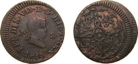 J Jubia Mint Spain Kingdom J Maravedis Fernando Vii Nd