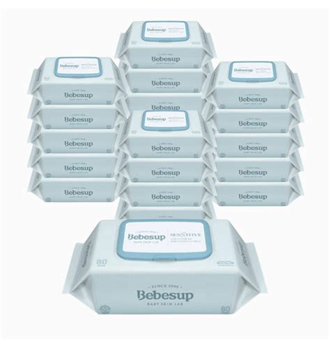 베베숲 센시티브 엠보싱 캡형 80매 20팩 티몬