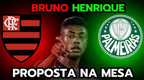 BRUNO HENRIQUE PODE ASSINAR PALMEIRAS OU VAI RENOVAR FLAMENGO