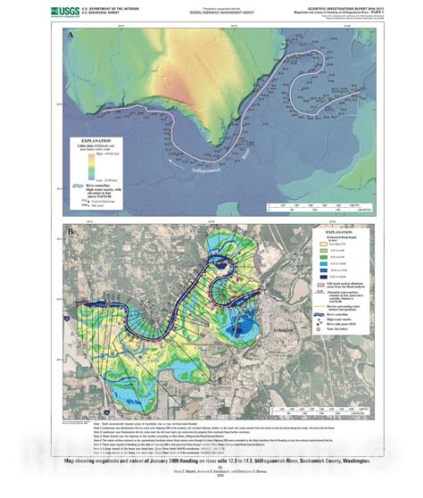 Map : Magnitude and extent of flooding at selected river reaches in we ...