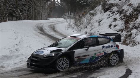 Rallye Monte Carlo WRC 2021 Tests Day Gus Greensmith 15 01 Ford Fiesta