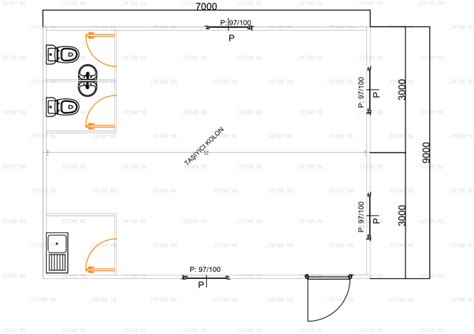 42 m² Yemekhane Konteyner Modeli ve Fiyatları Tetay Kabin