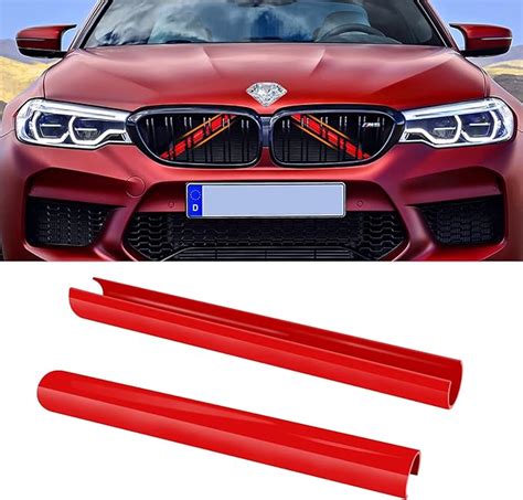 TTCR II 2PCS Frontgrill Einsatz Streifen Kühlergrill Einsätze