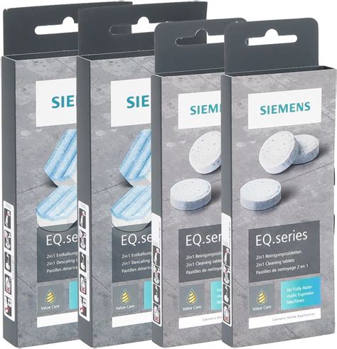 Reinigungs Pflege Set von Siemens für Kaffeevollautomaten 2 x 10