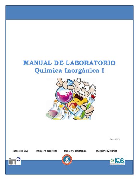 Manual De Quimica Inorganica I Rev19 Ing 1 2 2 MANUAL DE