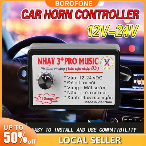 2024 New 12v24v Universal Nhay 3 Pro Music For Horn Relay Car Horn