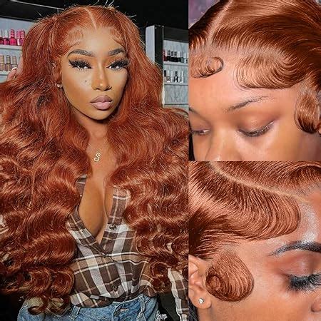 Amazon Reddish Brown X Hd Lace Closure Wigs Human Hair