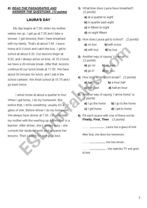 Esl Placement Test A1 A2 Esl Worksheet By Serzt 59 Off