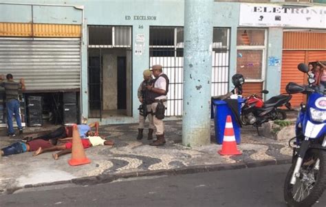 Briga entre facções no Centro Histórico resulta em baleado e presos